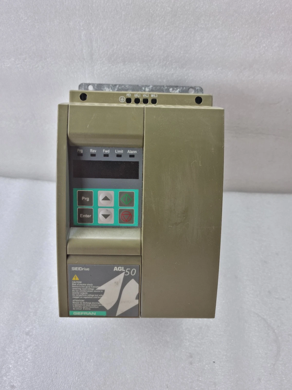 GEFRAN AGL50-2040-KBL-AC4 SIEI AGL50 4kW 3PH AC DRIVE MADE IN ITALY